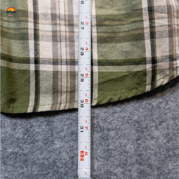 Canyon Guide Outfitters Button-Up Shirt Green Long Sleeve Collared Women's XL - Picture 7 of 10